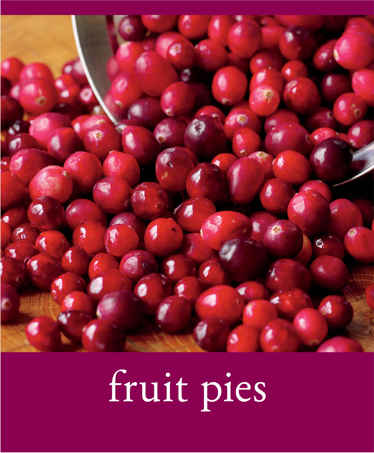 fresh cranberries: fruit pies