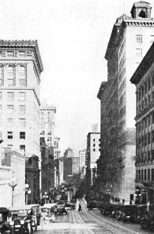 California Street, the Coffee-Trading Center of San Francisco