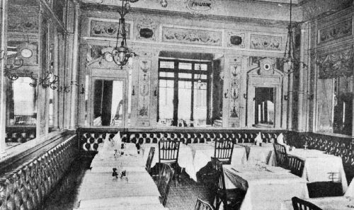 Café de la Régence, Paris, Showing the Typical Continental Arrangement of Seats