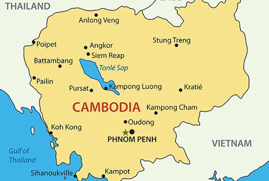 Map of Cambodia