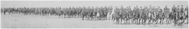 THE REGIMENT IN COLUMN OF TROOPS AT ST. IVES.