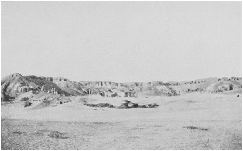 DUG-OUTS IN THE FRONT LINE. SHEIKH ABBAS.