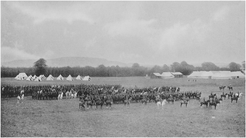 THE FIFE AND FORFAR IMPERIAL YEOMANRY AT ANNSMUIR.