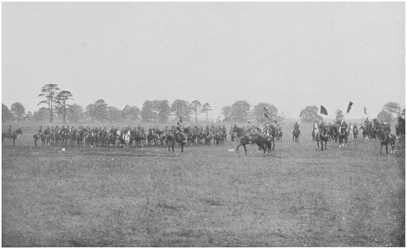 REGIMENTAL DRILL AT ANNSMUIR WITH SKELETON ENEMY.