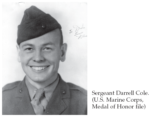 Image: Sergeant Darrell Cole. (U.S. Marine Corps, Medal of Honor file)