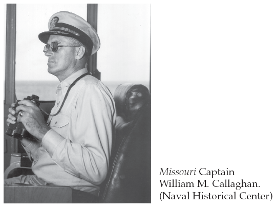 Image: Missouri Captain William M. Callaghan. (Naval Historical Center)