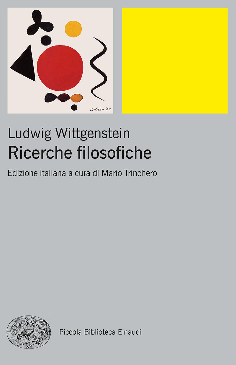 Copertina. «Ricerche filosofiche» di Ludwig Wittgenstein