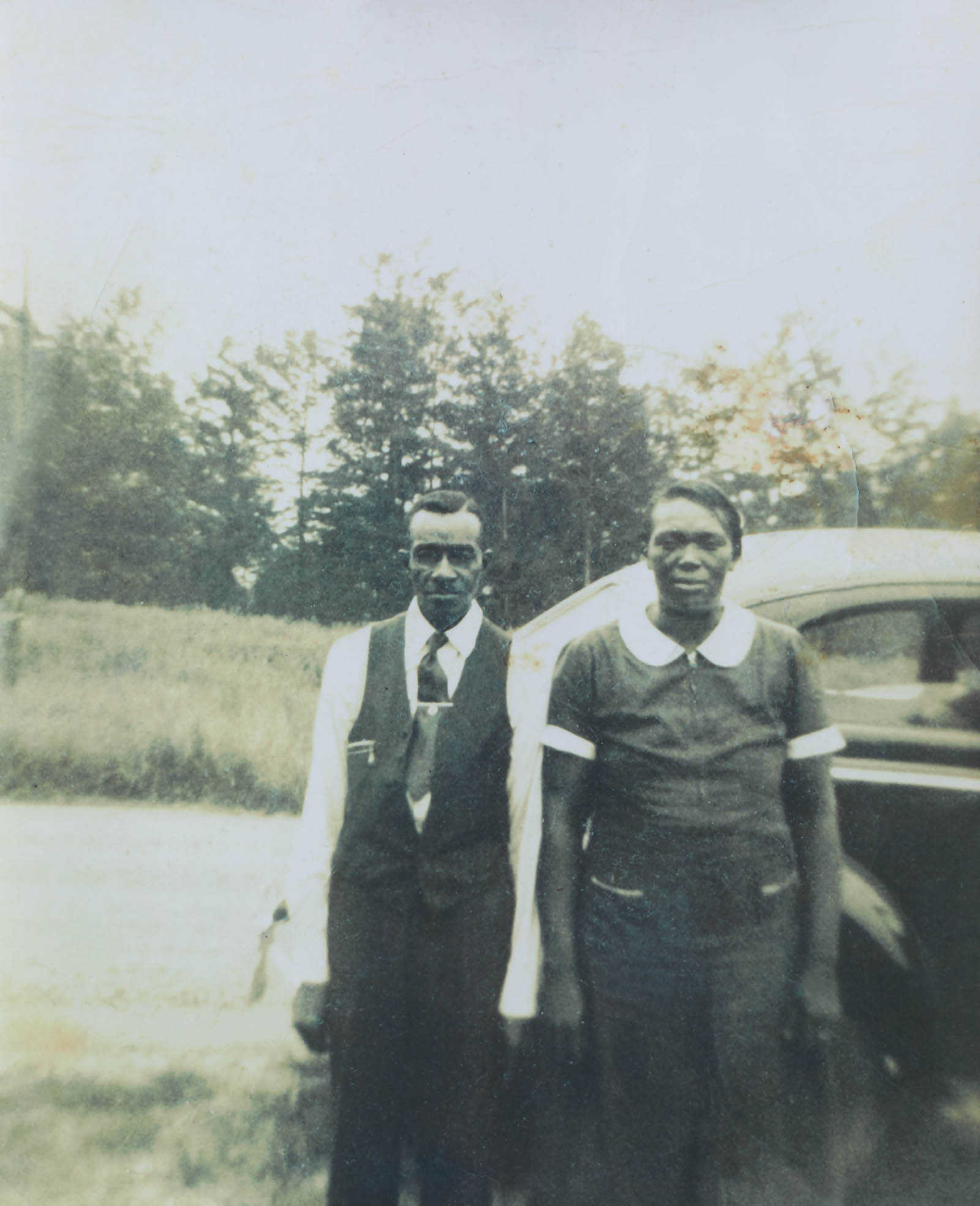 Photo of author's grandparents.