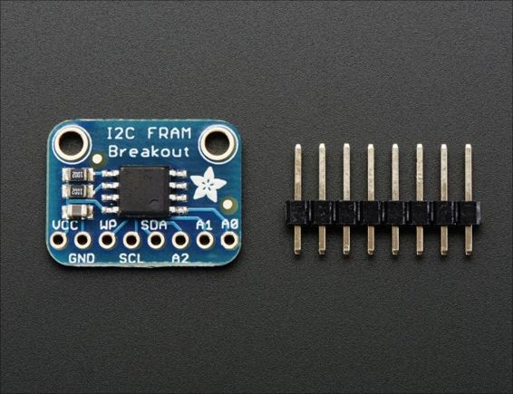 The AdaFruit memory breakout board