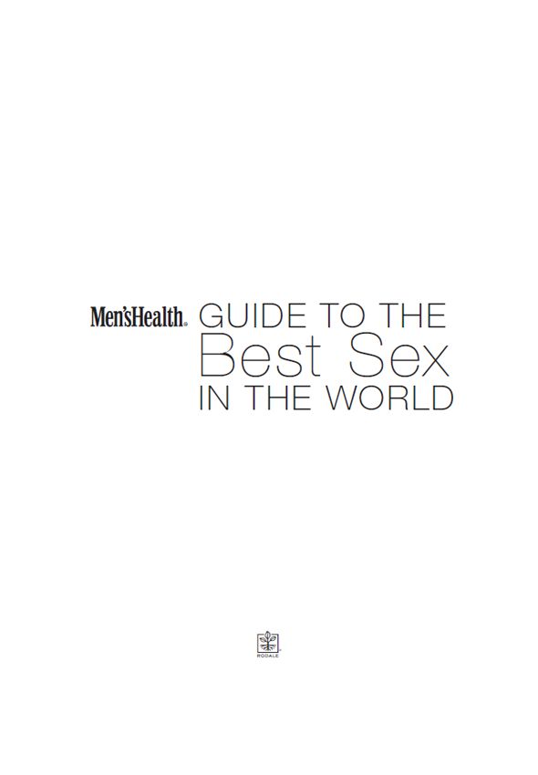 Book title of Mens Health Best Sex In The World