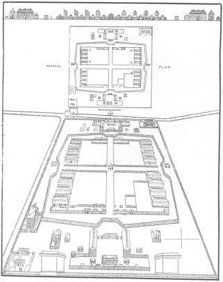 Norman Cross Prison. From the original plan