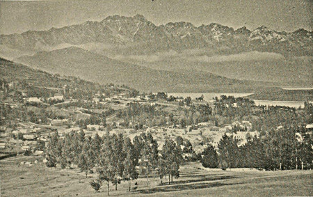 Queenstown, The Remarkables in the distance