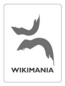 The Wikimania logo (designed by Ben Yates)