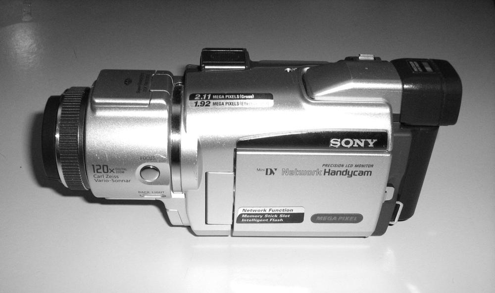 Sony DCR-HC96 Mini-DV camera.