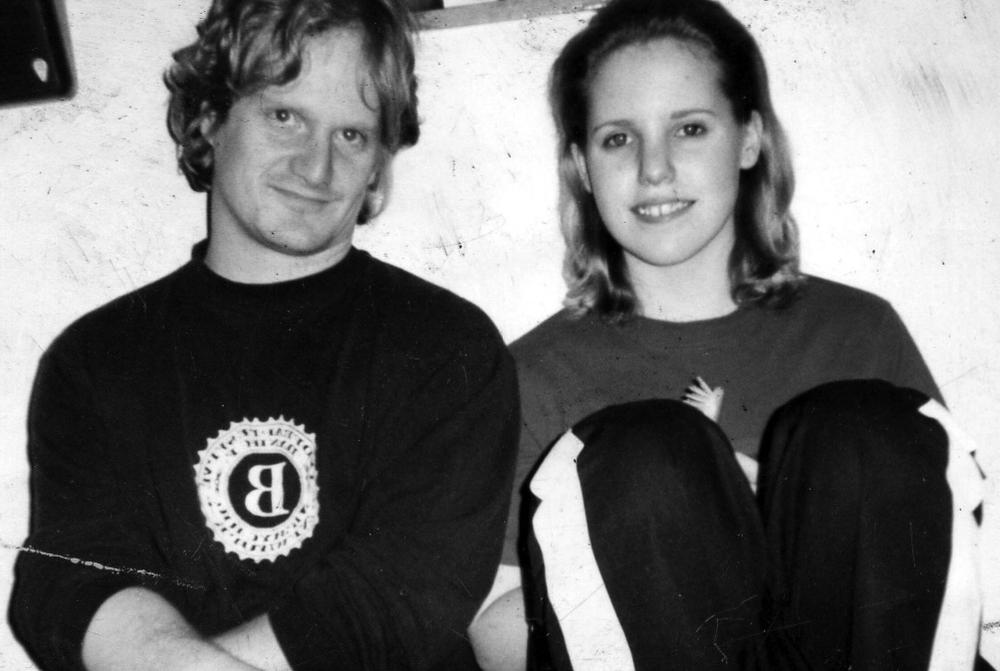 Michael W. Dean and Amelia Laine Worth. This was the day she got her black belt in karate, a few short years before she got sick.