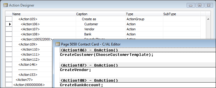 CreateVendor versus CreateCustomer