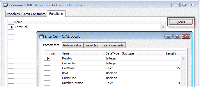 Advanced Excel integration