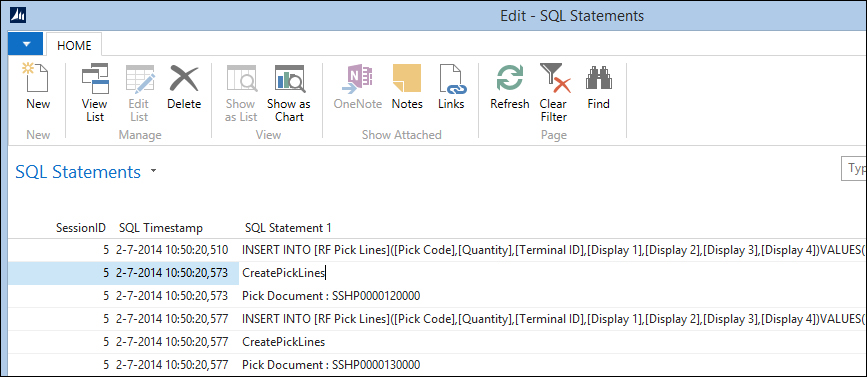 SQL Statements