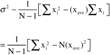 Standard Deviation and Variance