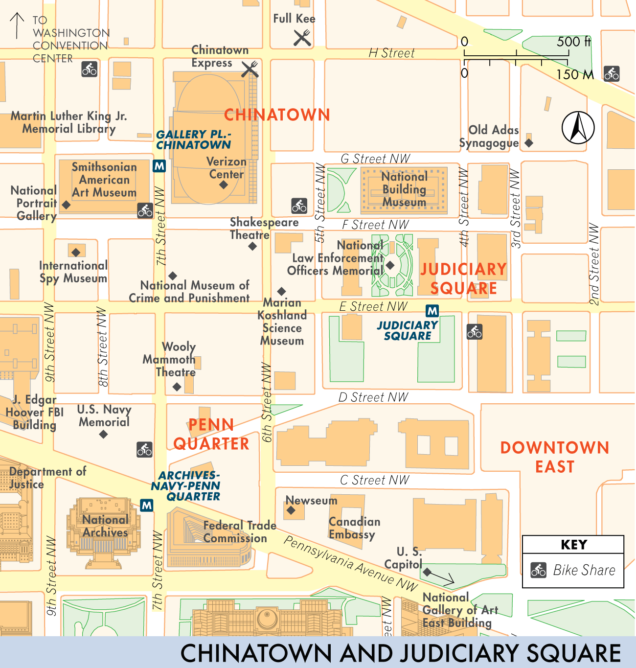 Chinatown and Judiciary Square