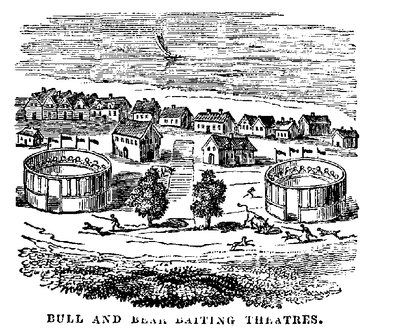 BULL AND BEAR-BAITING THEATRES.