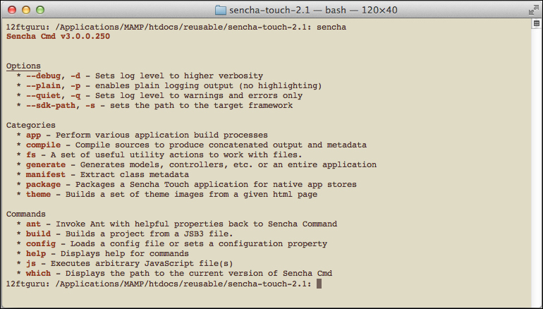 Installing Sencha Cmd