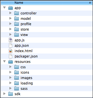 Generating the application skeleton