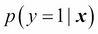 Logistic regression intuition and conditional probabilities