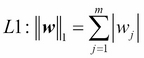 Sparse solutions with L1 regularization