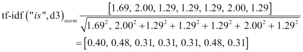 Assessing word relevancy via term frequency-inverse document frequency