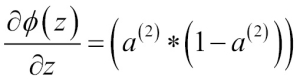 Training neural networks via backpropagation