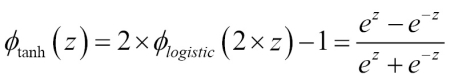 Broadening the output spectrum by using a hyperbolic tangent