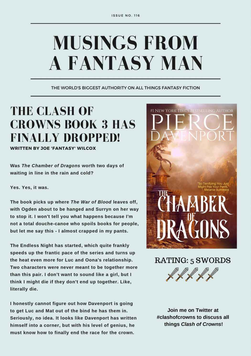 Fantasy Blog Post 4