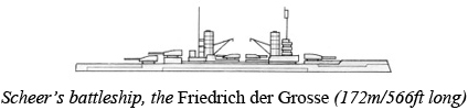 Scheer's battleship, the Friedrich der Grosse