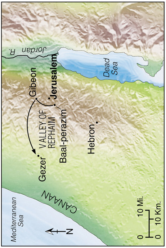 David Defeats the Philistines