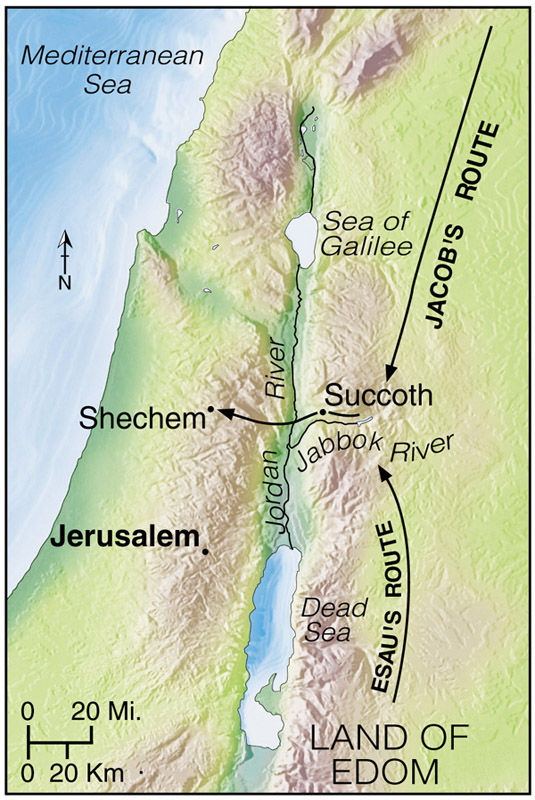 Jacob’s Journey to Shechem