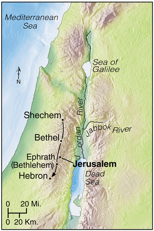 Jacob’s Journey Back to Hebron