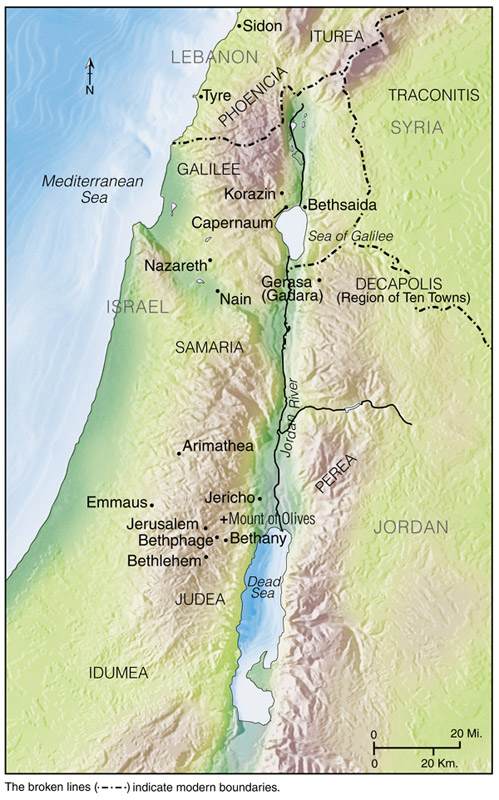 Key Places in Luke