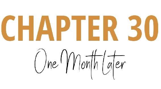 Chapter 30 - One Month Later