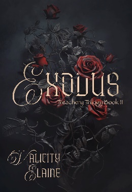 A book cover with roses  Description automatically generated