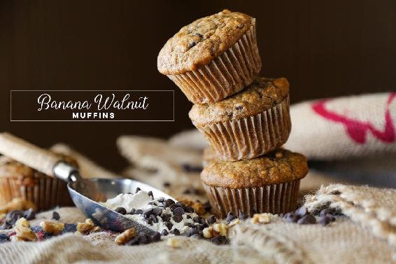 Banana Walnut Muffins photo