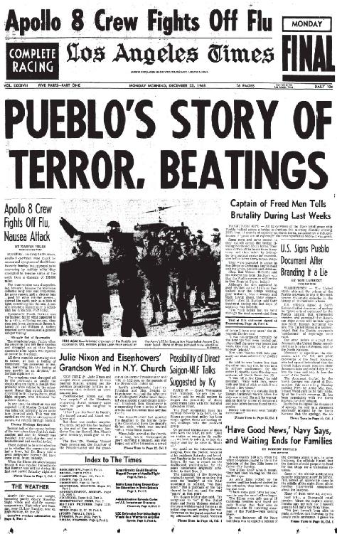 Pueblo terror Apollo flu