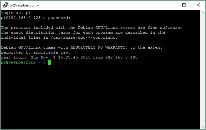 Setting up your Pi