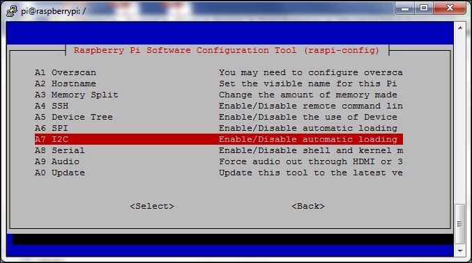 Enabling the I2C Bus