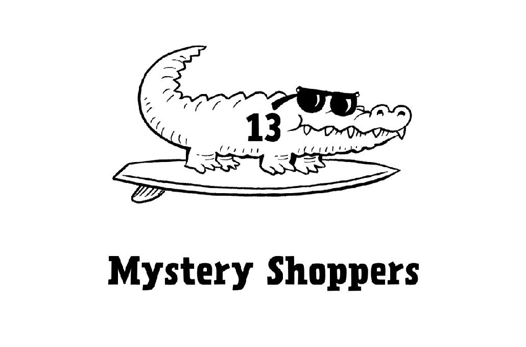 13 Mystery Shoppers