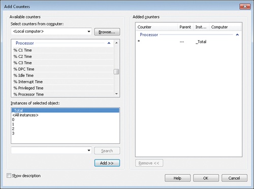 Adding counters to track