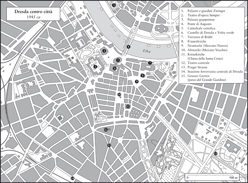 Dresda centro città 1945 ca