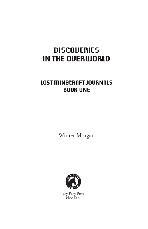 Title Page of Discoveries in the Overworld