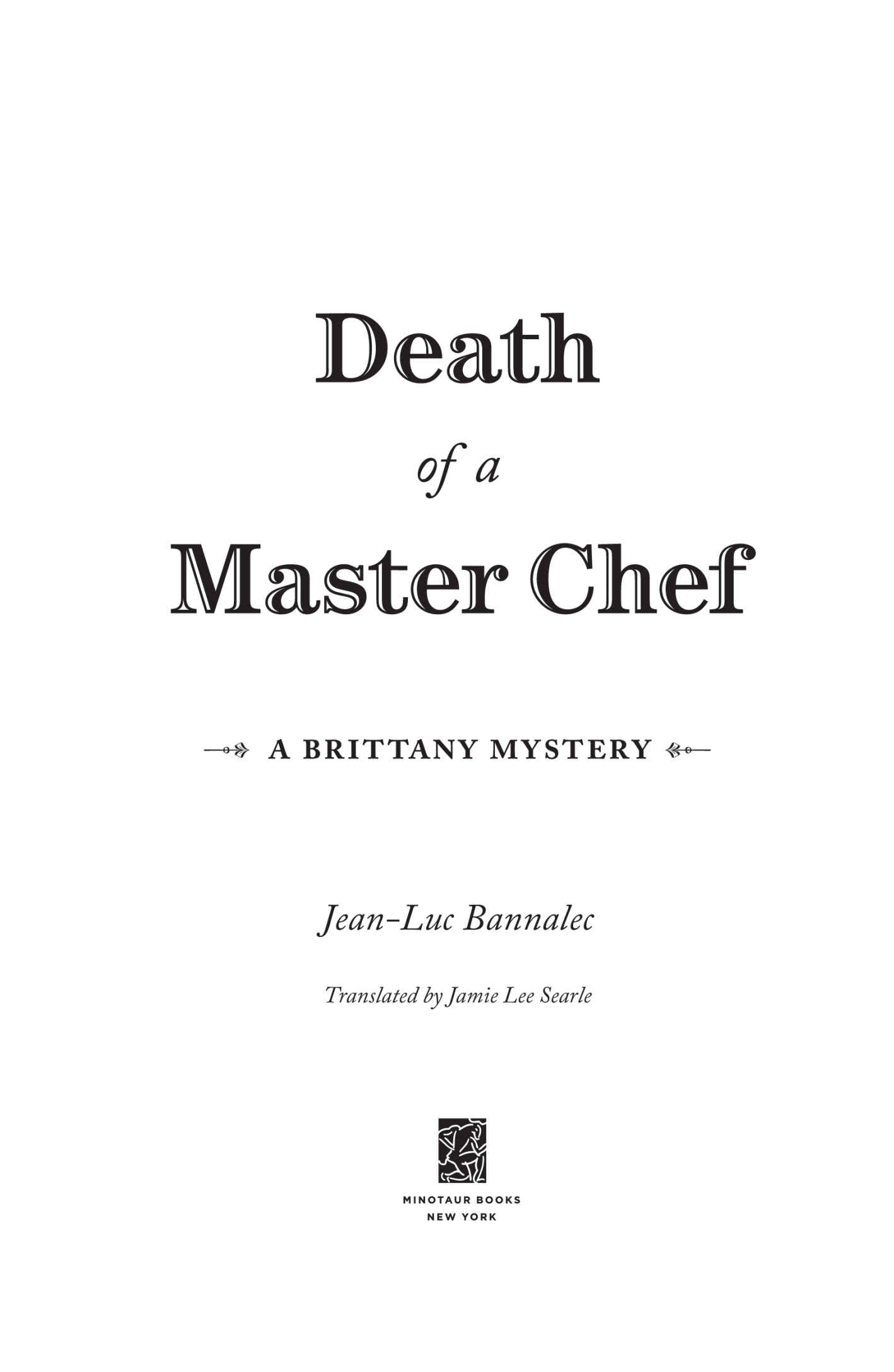 Death of a Master Chef by Jean-Luc Bannalec