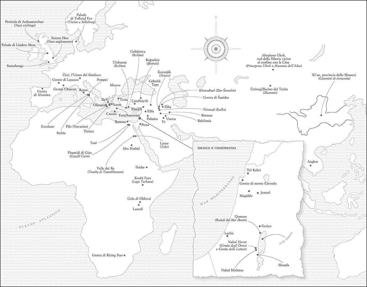 Mappa del vecchio mondo.